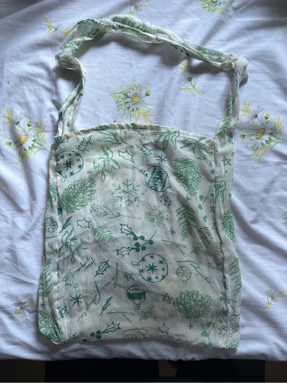 Free People holiday Printed Tote Bag